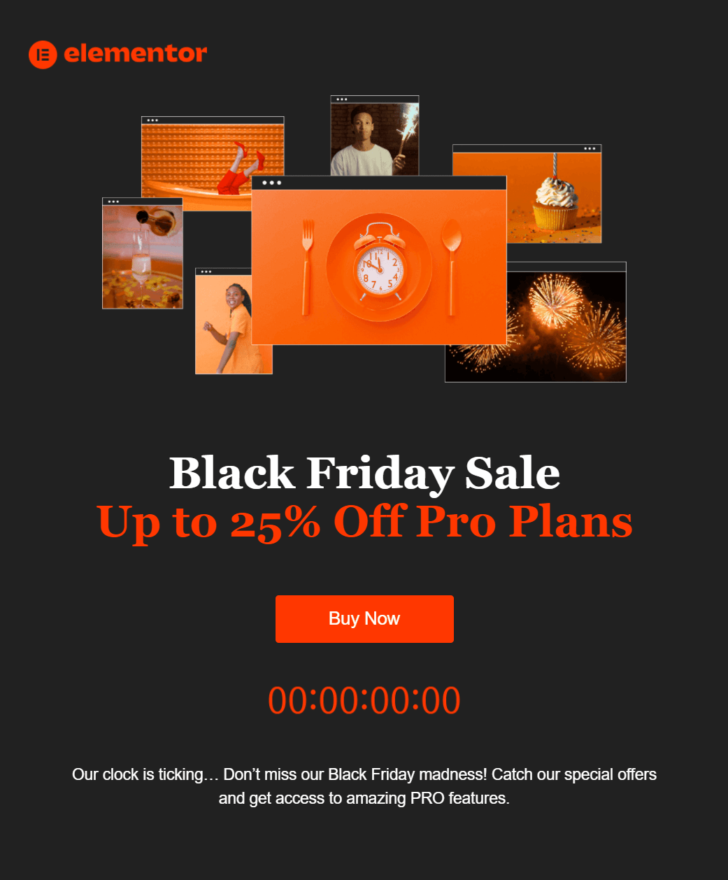 Elementor Black Friday deal 2021