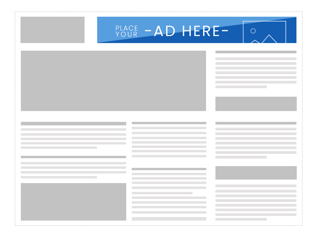 common banner ad sizes