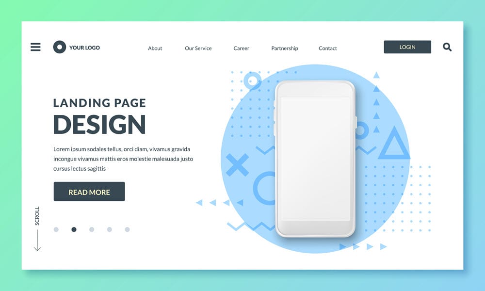 landing page design